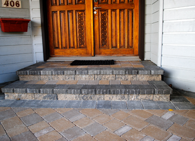 brick paver steps victoria landscaping paving